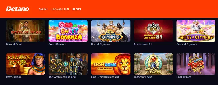 betano slots