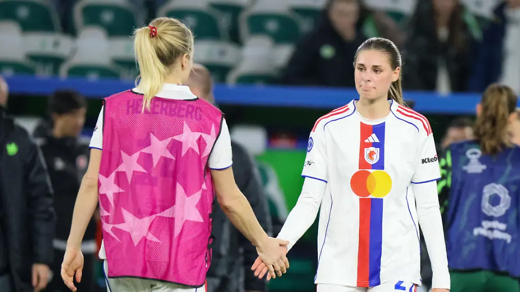 Wolfsburg-Deutschland-24-Maerz-2026-UEFA-Womens-Champions-League-Viertelfinale-Hinrunde-Wolfsburg-Frauen-vs-OL-Lyonnes-Im-Bild-v-li