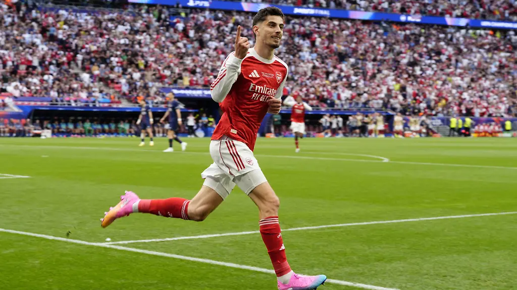 Paris-Saint-Germain-v-Arsenal-UEFA-Champions-League-Final-Puskas-Arena-Arsenal-s-Kai-Havertz-celebrates-scoring-their-side-s-first-goal-of-the-game-during-the-UEFA-Champions-League-Final-at-the-Puskas-Arena-Budapest-Picture-date-Saturday-May-30-2026-Photo-credit-should-read-Nick-Potts-PA-Wire-RESTRICTIONS-Use-subject-to-restrictions-Editorial-use-only-no-commercial-use-without-prior-consent-from-rights-holder