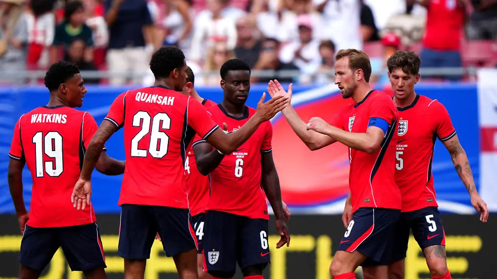 England-v-New-Zealand-International-Friendly-Raymond-James-Stadium-England-s-Harry-Kane-second-right-celebrates-scoring-their-side-s-first-goal-of-the-game-during-the-international-friendly-match-at-the-Raymond-James-Stadium-in-Tampa-Florida-Picture-date-Saturday-June-6-2026-Photo-credit-should-read-Bradley-Collyer-PA-Wire-RESTRICTIONS-Use-subject-to-restrictions-Editorial-use-only-no-commercial-use-without-prior-consent-from-rights-holder