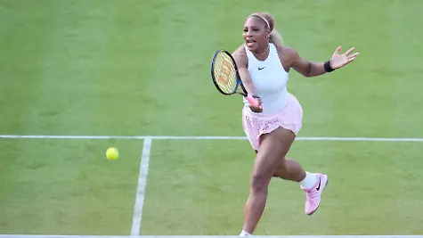 Serena-Williams-competes-during-the-round-of-16-doubles-match-at-The-HSBC-Championships-2026-women-s-tennis-tournament-at-The-Queen-s-Club-in-London-England-on-June-9-2026