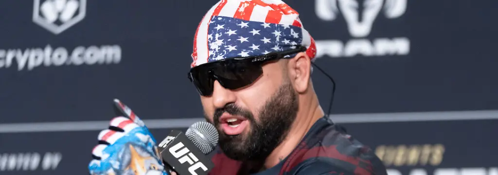 UFC-heavyweight-fighter-Josh-Hokit-speaks-to-reporters-during-the-UFC-Freedom-250-media-day-Wednesday-June-10-2026-in-Washington