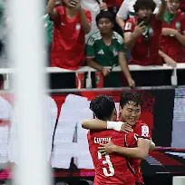 Soccer-Football-FIFA-World-Cup-2026-Group-A-South-Korea-v-Czech-Republic-Estadio-Guadalajara-Guadalajara-Mexico-June-11-2026-South-Korea-s-Oh-Hyeon-gyu-celebrates-scoring-their-second-goal-with-Lee-Gi-hyeok-REUTERS-Amanda-Perobelli