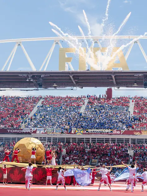 A-general-view-of-opening-ceremony-of-Canada-before-FIFA-World-Cup-WM-Weltmeisterschaft-Fussball-game-between-Canada-and-Bosnia-and-Herzegovina-at-Toronto-Stadium-on-June-12-2026-in-Toronto-Ontario-Canada-PUBLICATIONxNOTxINxBRAxMEX-Copyright-xCurtisxWongx-xSPPx-Sportspressphoto-SPR165292