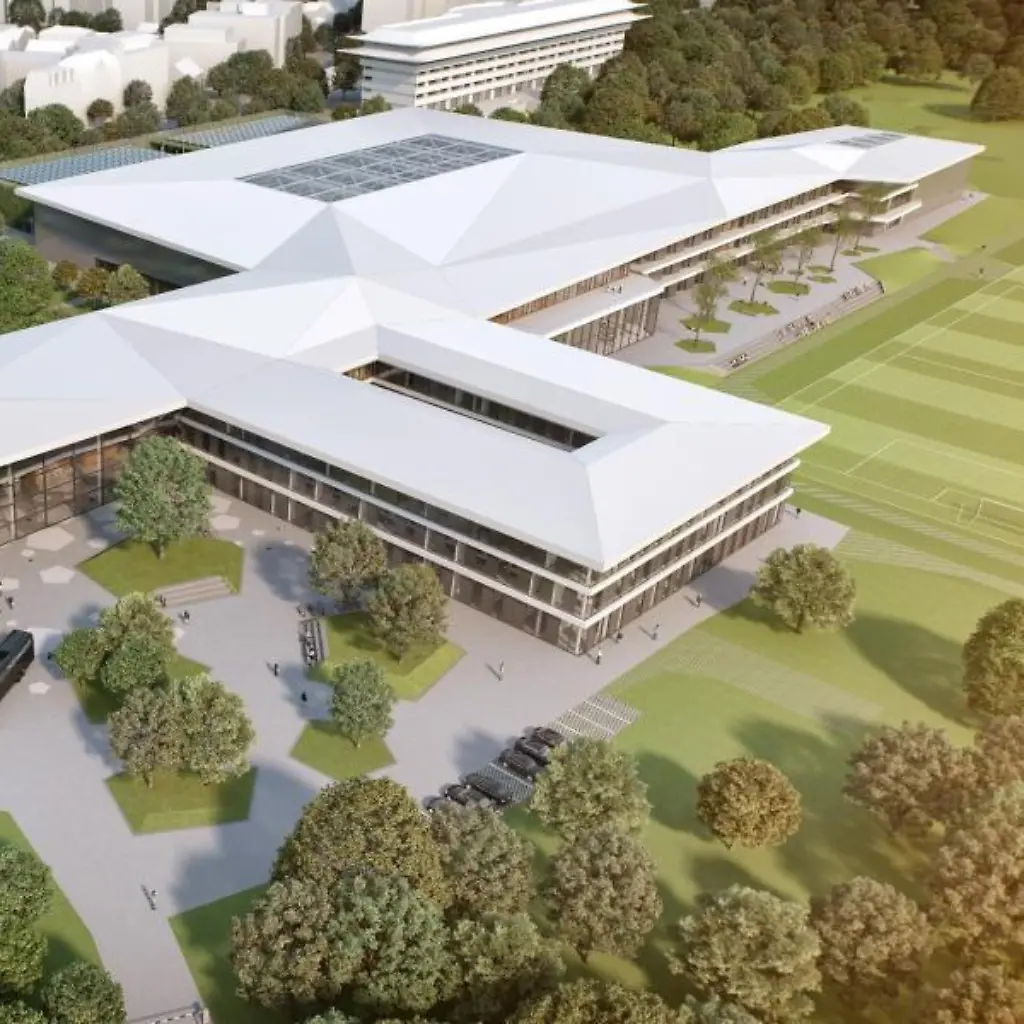 Ein-computergeneriertes-Bild-der-von-kadawittfeldarchitektur-konzipierten-zukuenftigen-DFB-Akademie