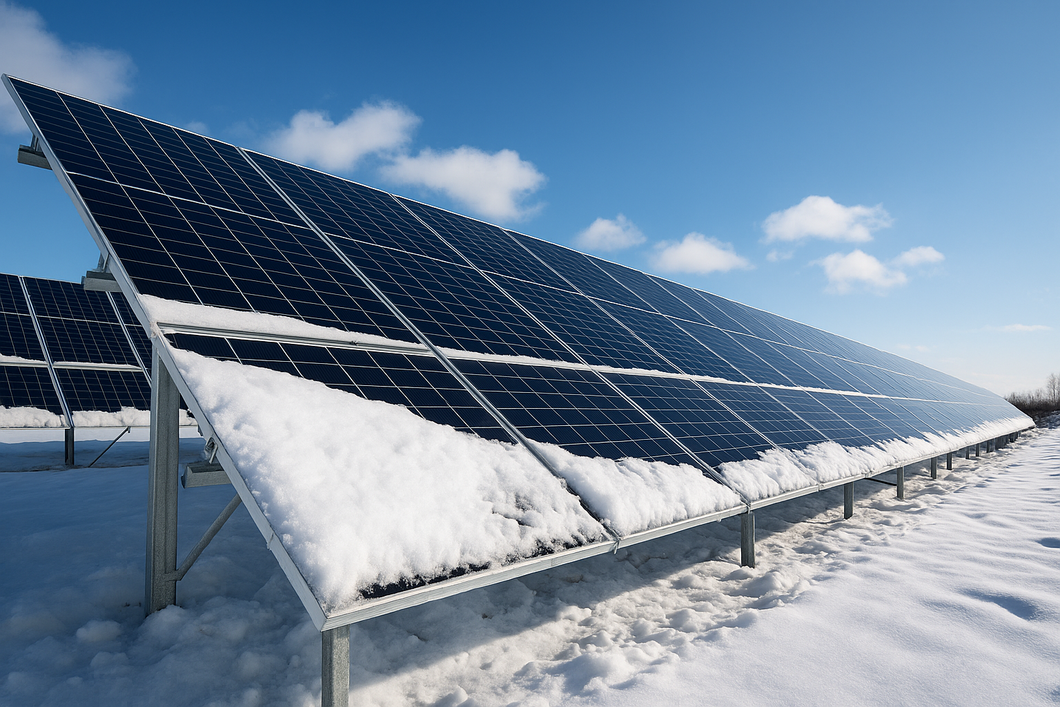 Solar im Winter