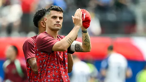 June-18-2026-Inglewood-California-United-States-Granit-Xhaka-of-Switzerland-applaud-fans-after-the-4-1-win-the-FIFA-Menas-World-Cup-2026-Group-Stage-football-match-between-Switzerland-and-Bosnia-and-Herzegovina-at-Los-Angeles-Stadium-in-Inglewood-on-June-18th-2026-Credit-Image-Nayra-Halm-Sport-Press-Photo-via-ZUMA-Press