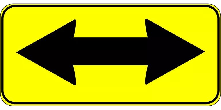 zwei Wege, zwei MÃÂ¶glichkeiten, A- und B-Seite