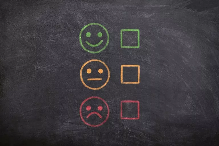 Emojis mit verschiedenen Stimmungen