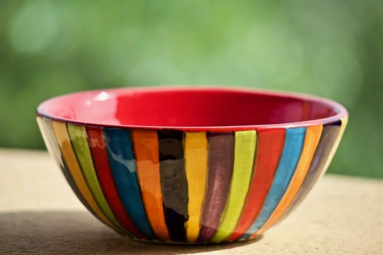 Keramik, Vase, Vase in mehreren Farben