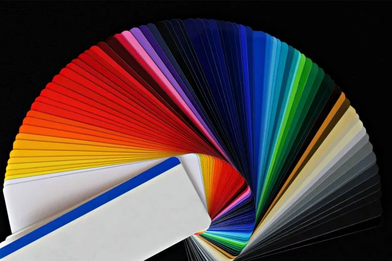 Farben, Farbpalette für eine Website, Farbpalette Website
