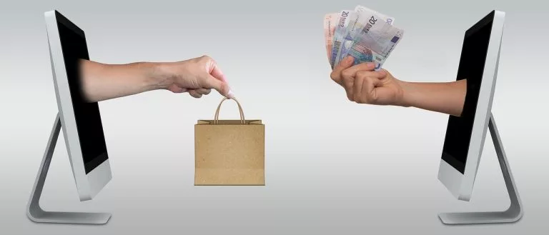 E-commerce, Onlineshop, Verkauf von Dienstleistungen